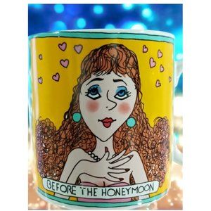 VINTAGE 1988 Wedding Bridal Before & After Honeymoon Gift Funny Graphic Mug